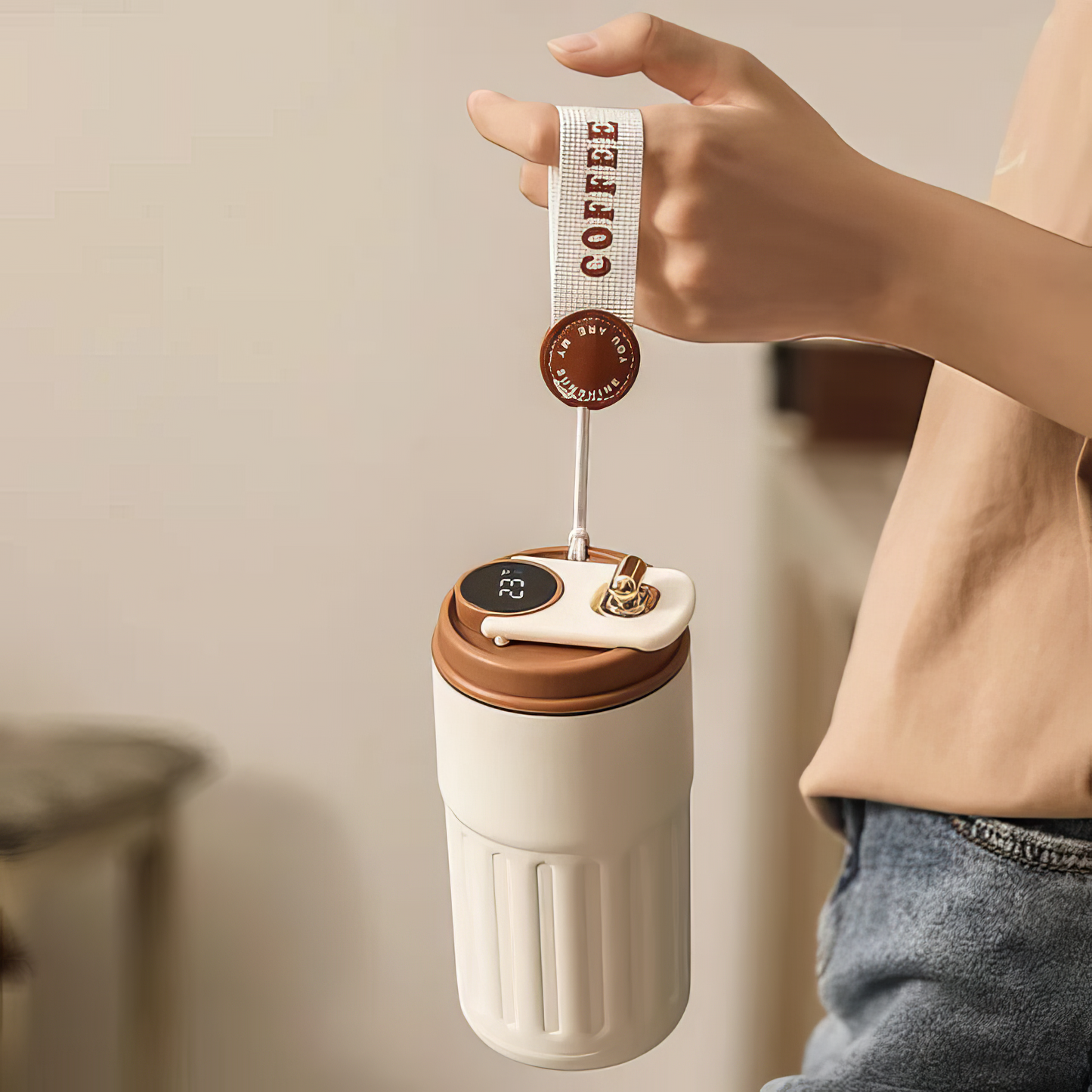 Zurich Mug with Temperature Display - Multiple Colours